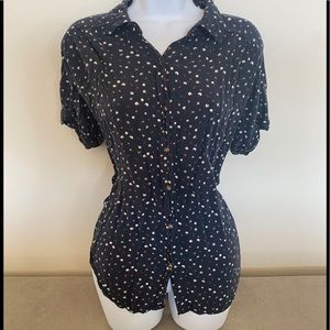 Floral Woman’s Casual button down